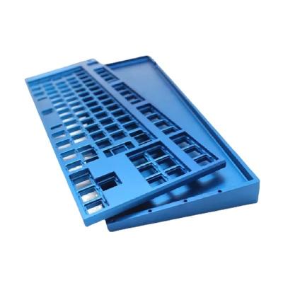 China Aluminum Aluminum Keyboard Case Custom Anodized PCB Stabilizer Positioning Board For 68 Keys 87 Keys Mechanical Keyboards for sale