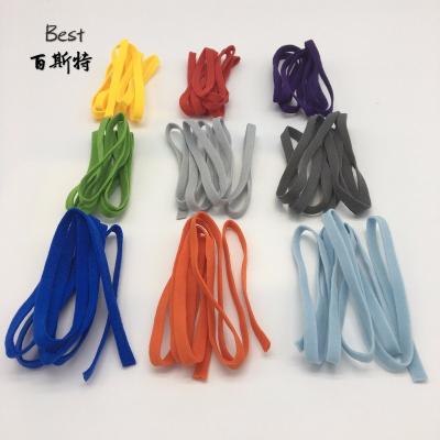 China 3.5mm 4mm Durable Soft Flat 5mm Elastic Cord Face Masking Earloop for sale