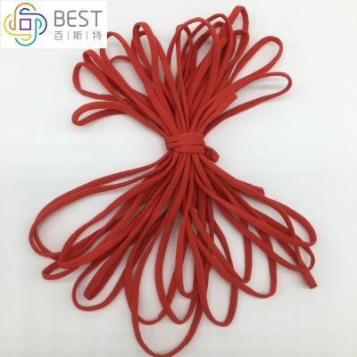 China Flat 3.5mm Colorful Viable Elastic Earloop for Face Cover for sale