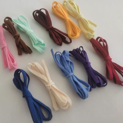 China Free Sample 3.5mm EarLoop Elastic Flat 5.0mm Elastic Band Factory Earloop Elastic Cord for sale