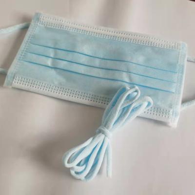 China PP Manufacturer Soft Earloop Elastic Band Elastic Cord Earloop Earloop For Facemask for sale