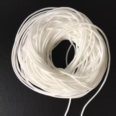 China Durable White Elastic Band Ear Loop 2.8mm / 3mm For Face Cover for sale