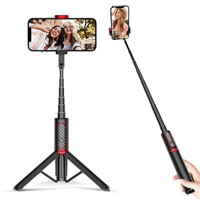 China Portable Waterproof Hidden Selfie Stick Smartphone Selfie Stick Handheld Tripod Live Broadcast Mobile Bracket for IOS/Android for sale