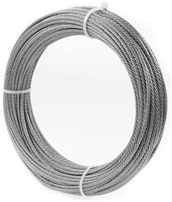 China Industry Hot Dip Galvanized 6x19+fc Hot Dip Galvanized Steel Wire Rope for sale