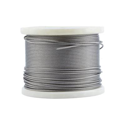 China Industry Steel Wire 7/6 Gauge Wire Rope Steel Wire Hot Dipped Galvanized Hot Dipped Galvanized Bright for sale