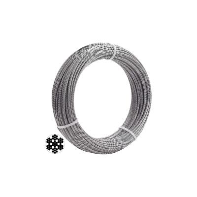 China Industry Low Price Coated Galvanized Steel Wire Rope Electric Galvanized Steel Wire Rope for sale