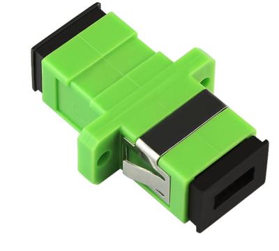 China Green Fiber Optic Accessories Sc/Acp Adapter PVC Material Dimension 32MM for sale