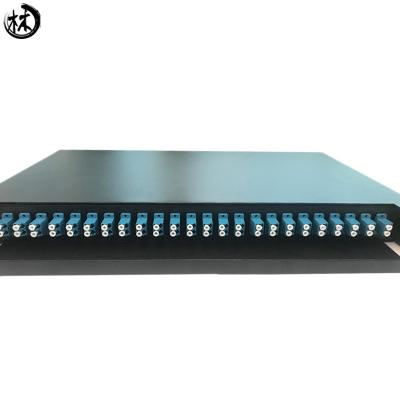 China Cold Rolled Steel Optical Patch Panel , Fiber Patch Panel 24 Port LC for sale