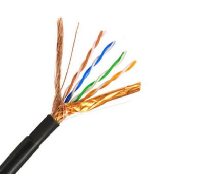 China Par trenzado al aire libre 4P 0.56m m de 23AWG EL 1000FT Sftp CAT6 Lan Cable los 305M en venta