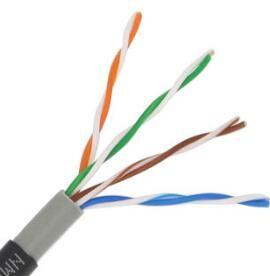 China 23AWG 1000FT Outdoor Sftp Lan Cable Cat6 305M 4P Twisted Pair 0.56mm for sale