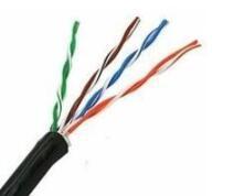 China High Frequency Cat5e UTP Network Cable 4P Twisted Pair Optional Color for sale