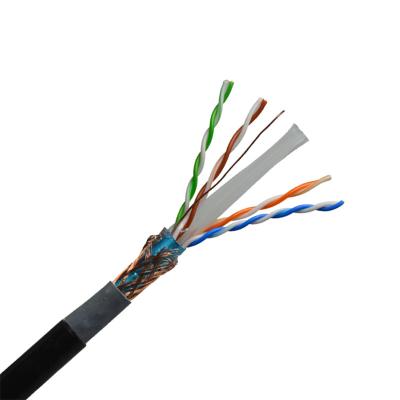 China High Tensile Cat6a Ethernet Outdoor CAT6 Lan Cable PVC Jacket for sale