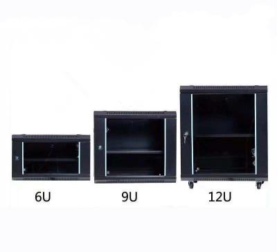 China 600mm 6U 9U 12U 15U Network Wall Mount Data Cabinet for sale