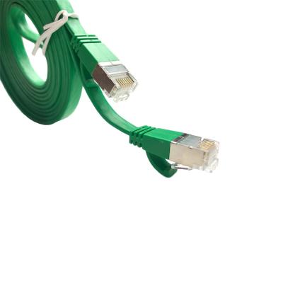 China Cabo de remendo liso protegido Cat5e dos ethernet do ftp Cat6 Cat6A com o conector RJ45 à venda