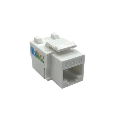 Chine Degrés modulaire Cat6 Jack trapézoïdal des accessoires 8P8C de câble de réseau d'ABS 90 à vendre