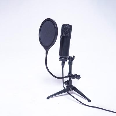 China USB Microphone Desktop Studio Recording UHF Dynamic BM 800 PC Condenser Microphone Speaker Stand Set Cable for sale