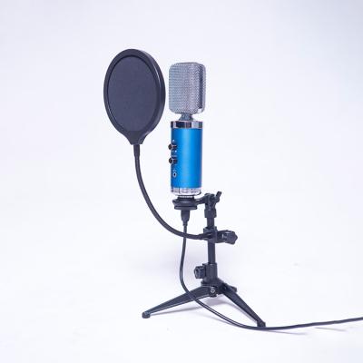 China Professional USB Microphone MIC USB Condenser Microphone Stand Cable Recording Studio Set for sale