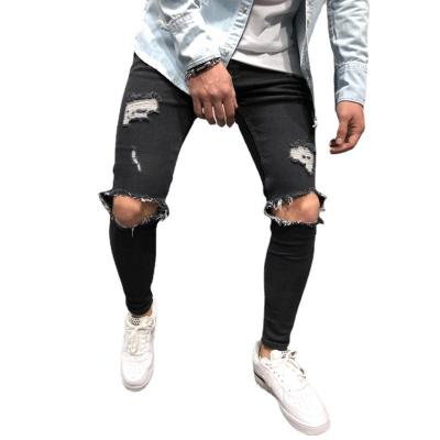 China New European viable ripped thin pants and American men's style hot men's jeans for sale