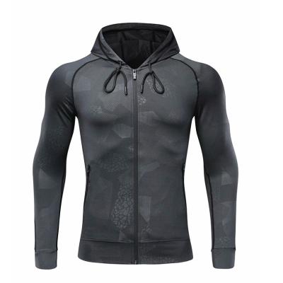 China 2022 Men's Breathable Coats Training Clothes Spring Zipper And Jacket Autumn Sports Fitness Hooded Running Clothes Hooded Coats for sale