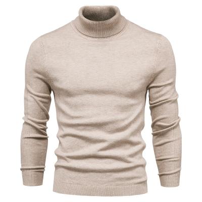 China Anti-wrinkle 2022 autumn winter men's sweater casual wholesale new color pullover sweater high pure neck sweater for sale