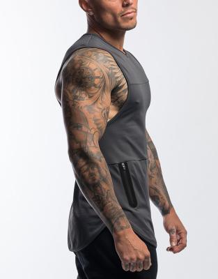 China New brothers summer muscle anti-pilling sports invest men's fitness quick-drying vest based shirt wholesale for sale