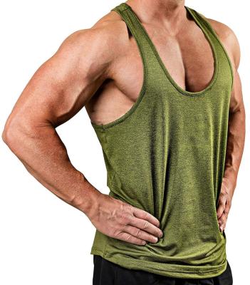 China Brothers QUICK DRY Muscle Solid Color V-Neck T-shirt Sports Fitness Sleeveless Top Vest for sale