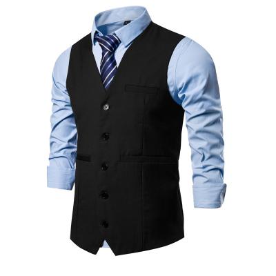 China Anti-wrinkle 2022 spring and autumn new European casual big suit men's vest for sale