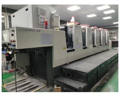 Cina Pubblicità 380v 2005 LS528 Komori Offset Stampa alta configurazione ricambi multicolori in vendita