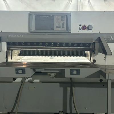 China Polar 137C The Ultimate Paper Guillotine for High Productivity in the Paper Industry for sale