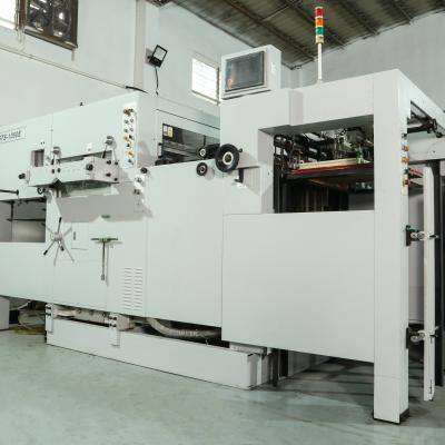 China STS1050E PLC Automatic Paper Die Cutting Machine 7500sheets/hour 6300 X 4200 X 2100 for sale