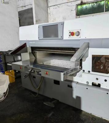 China Long Service Life Polar 137 Colorful Guillotine Cutting Machine For Manufacturing Plant for sale