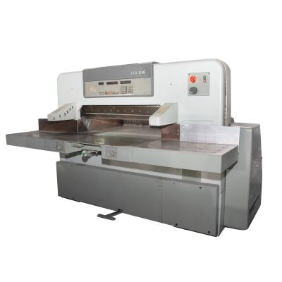 China Semi Automatic A3 A4 Electric Paper Cutting Machinery 1150mm Guillotine Book Cutter for sale