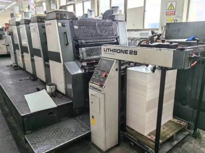 China Used Komori 4 Color Offset Printing Machine Komori 428 Komori Lithrone 428 14000KGS for sale