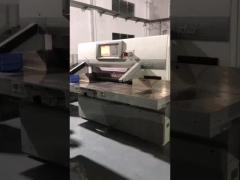 Video Technical Support POLAR 115 Cutter Machine Germany Automatic Unloading System