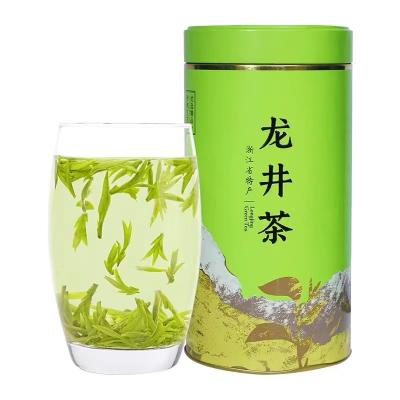 China loose tea wholesale hot - selling selected mature taste chinese longjing 250g green tea tender bud canned for sale