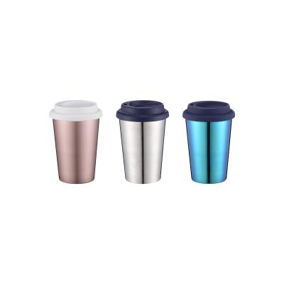 China Sustainable Hot Sale Factory Customized Stainless Steel Tumbler Coffee Mug Meta Mugs lThermal Vacuum Flask Coffee Mug With Lid for sale