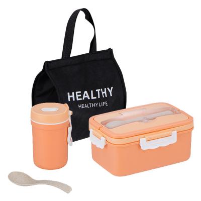 China Freshness Keeping Thermal Insulated Food Container Kids Bento Lunch Box With Soup Bowl for sale