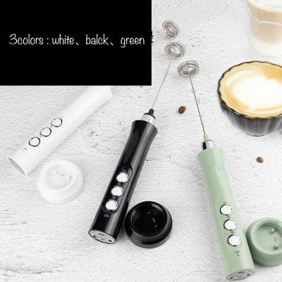 China PORTABLE PORTABLE Electric Coffee Grinder USB Rechargeable Multifunctional Handheld Wireless Coffee Grinder Milk Frother for sale