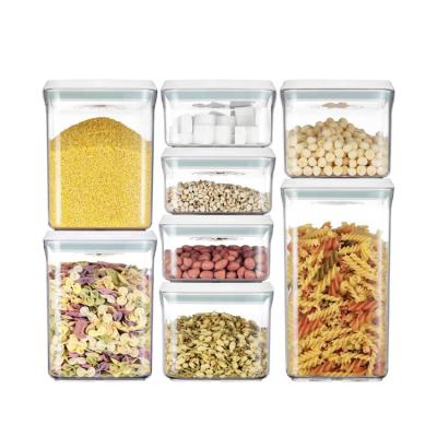 China Freshness Preservation Transparent Food Grade BPA Free Rectangle Kitchen Storage Food Box Airtight Container for sale