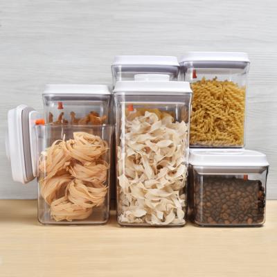 China Factory Wholesale 7pcs Viable Container Food Storage And Seal In Freshness Dry Food Candy Flour Keeper for sale