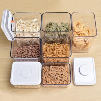 China Freshness Preservation Various Sizes Plastic Food Container Box, Food Dispenser Plastic Dry Food Storage Container For Microwave for sale