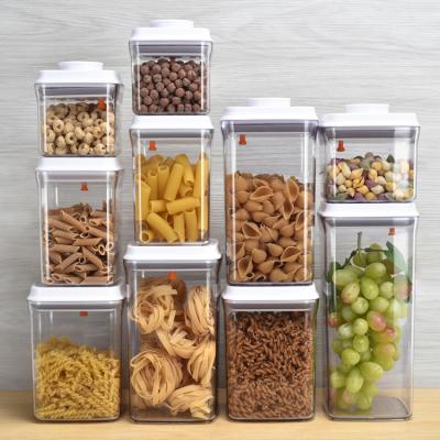 China Freshness Preservation Kitchen Refrigerator Food Crisper Plastic Kitchen Fresh-keeping Storage Box With Good Sealing for sale