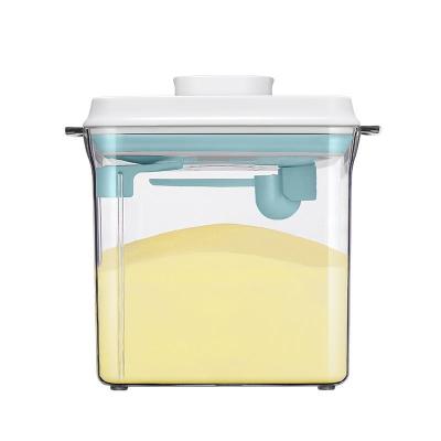 China Freshness Preservation Manufacturer Supply Food Grade Rectangle Plastic Baby Food Storage Box with Spoon and Scraper for sale