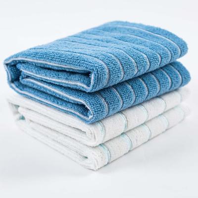 China Microfiber Child Safe Towel Cleaner Drying Small Cloth Edgeless Cleaning Towels for sale