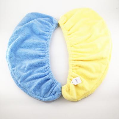 China Factory Direct Sales Compressed Pink Microfiber Microfiber Hair Drying Turban Super Absorbent Towel 65*25cm for sale