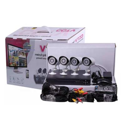 China Hot NIGHT VISION china factory product ahd cctv kit cctv camera with dvr 4ch 720P AHD cctv camera security system for sale