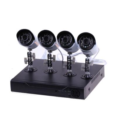 China High Quality NIGHT VISION AHD 4 Channels 720p CCTV Camera Kit With Waterproof And Night Vision For CCTV Kit 4 Cameras for sale