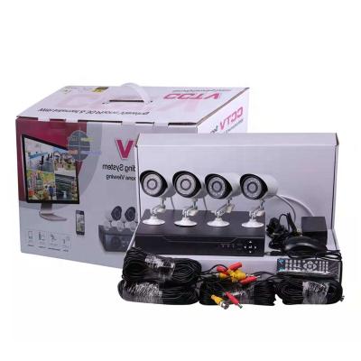 China NIGHT VISION manufacturer product ahd 4channels 1080p cctv camera kit for home security system for sale