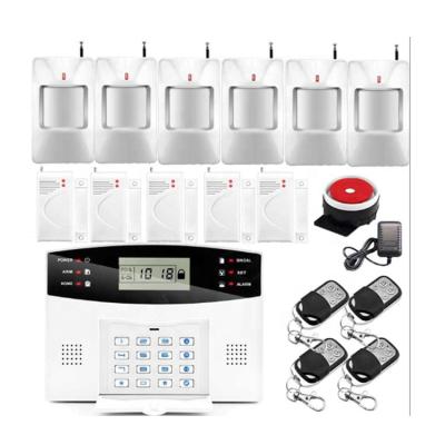 China Cheapest Sensor Alarm System Home Automation LPG LCD GSM Multi-Language CCTV Alarm System for sale