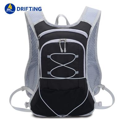 China Recycling/Motorcycle/Hiking/Running Rucksack High Quality Reflective Recycling Riser Running/Camping Backpack Travel Waterproof Nylon Rucksack With Reflective Mark for sale